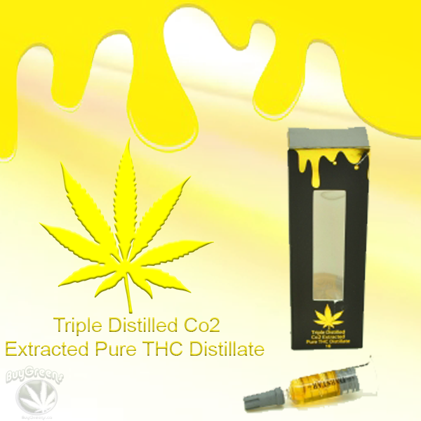 Triple Distilled Co2 Extracted Pure THC Distillate - BuyGreens.ca